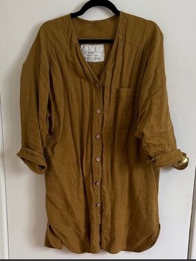 notPERFECTLINEN Amber yellow Livorno